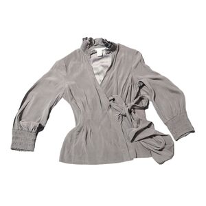 DVF Silk Wrap Blouse